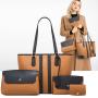 2023 New Fashion Women's Handheld Straddle Bag Luxury Large Capacity Four Piece Bag Luxury Shoulder Bag For Ladies