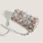 low MOQ  handbags fashion women bags  famous brands for women and ladies shoulder  bag with pretty flowers