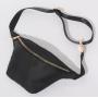 Spring new products Black Nylon Mini Bag chenille letter patch Waist Bags Girl Funny Pack