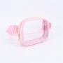 New Fashion Stock Custom Logo Outdoor Travel PVC Zipper Fanny Pack Crossbody Waterproof Waist Bag Clear Fanny Pack