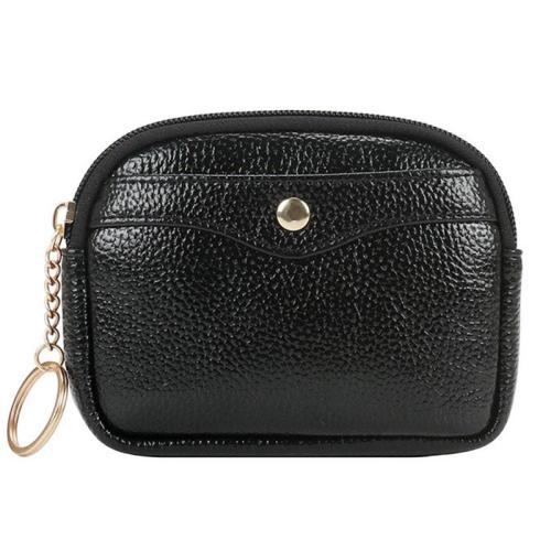 ZWY019 Daily Simple Women Shell Wallet New Solid Color PU Leather Zipper Clutch Coin Bag Fashion Portable Mini Key Bag