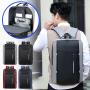 Men's Business Notebook Computer Bag Multifunctional backpack with USB Large Capacity Backpack Logo