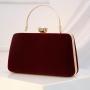 New Arrival Vintage Clutch Bag Ladies Party Purse Hand Bags Elegant Pearl Chain Velvet Evening Bag For Woman