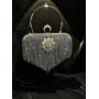 New Full Diamond Water Diamond Small Fragrant Wind Su Evening Bag