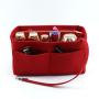 KBW052 2023 New Felt Bag High Quality Felt Cosmetic Storage Package Foldable Convenient Felt Cosmetic Bag with Key Chain