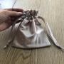 Custom Logo Embroidery Champion Silk Gift Bag Silk Drawstring Gift Packaging Bag