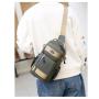 ZF136 Men Crossbody Bag Business Trend Cycling Hiking Travel Bag Fashion Shoulder Bag Oxford Cloth Waterproof Wear-resistant