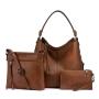 Fashion Top Seller Realer Purse Wholesale Custom Vintage Leather Tote Crossbody Hobo Ladies Hand Bag set Shoulder Women Handbags