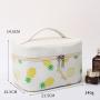 Large Capacity PU Printing Makeup Washing Cleaning Storage Bag Custom Made Travel Cosmetic Bags Set