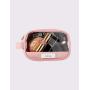 Waterproof Clear Transparent Cosmetic Bag Clear PU PVC Water Resistant Toiletry Pouch Organizer Bag