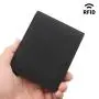 Factory wholesale canvas wallet men's short wallet rfid blocking slim short canvas wallet