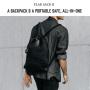 Slash-proof Fabric Backpack with Combination Lock Anti Knife Bag Water Proof Cut Resistant Knapsack Anti-theft Bag