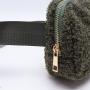 Keymay Stock New Multi Colors Everywhere Belt Bag with Card Holder Wallet for Women Crossbody Sherpa Travel Waist Bag Fanny Pack