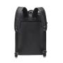 2023 New Men's Large Capacity PU Leather Backpack Waterproof Straddle Travel Computer Bag with USB Portability