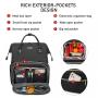 LOVEVOOK 2022 Oxford Insulated Cooler Travel Backpack with USB Mens Waterproof School Laptop Back pack Women Lunch Backpacks