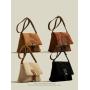 Wholesale Velvet frosted soft Crossbody Bags For Women Pure Color Women'S Bags Shoulder Bag High Quality bolsas para mujer