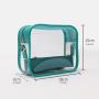 Keymay Free Sample 2024 China Wholesale Cosmetic Pvc Transparent Shoulder Crossbody Bag Clear Stadium Bag Women's Messenger Bags