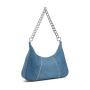 High Quality PU Leather Women Handbag Ladies OEM ODM Shoulder Bag Classic Denim Bag For Women