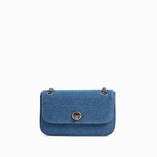 2024 Denim Classic Small Trendy Cross Body Bag For Girl Factory Custom Women Bag Washable Denim Shoulder Bag