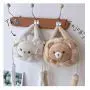 Plush doll bag oblique cross cartoon animal shape pig bag cute Beibei pig doll plush bag