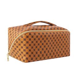 2024 New Fashion Personalized And Lightweight Makeup Bag  Large Capacity Makeup Bag With PU Waterproof Makeup Bag