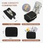 LOVEVOOK 40L Multifunction Smart Travel Backpack with 3 packing cubes for Travelling Business 17in Laptop Backpack With USB Port