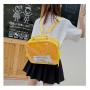 Fashion shoulder bag ita backpack hot selling clear window PVC ita bag custom