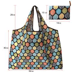 Wholesale Recycled Polyester Shopping Grocery Bag Reusable Foldable Shopping Bag