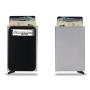 Ultra Slim Minimalist Aluminum Card Holder Automatic Pop Up ID Credit Card Holder Wallet with Elasticity Pocket