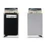 Ultra Slim Minimalist Aluminum Card Holder Automatic Pop Up ID Credit Card Holder Wallet with Elasticity Pocket