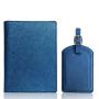 ZR552 New PU Cross Pattern Passport Bag Baggage Tag Travel Document Luggage Tag Passport Cover Multi Card Wallet Passport Clip
