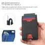 Custom Business Slim Wallet Pop up Card Holder RFID Blocking Minimalist Credit Card Wallet with Money Pocket Metal Card Case