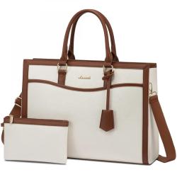 LOVEVOOK high quality pu leather fashion women canvas tote shoulder bag office teacher nurse large capacity handbag and purses