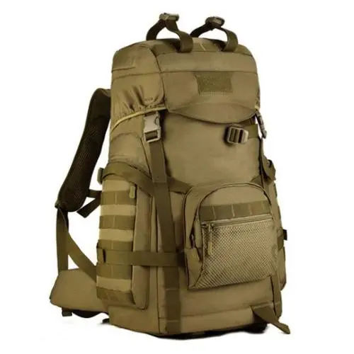 60L Fashionable Mountaineering Bag Large Capacity Outdoor Backpack Waterproof Pillow Shape Sports Travel Backpack