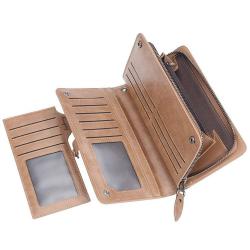 ZF353 Wallet New arrival Large Capacity Business Multi-Card Wallet Long Men Vintage Business Style Phone Holder