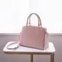 High Quality Large Capacity Shoulder Bags Women Handbags Ladies Lovely Pink Color Leather Tote Bags Hand Bags For Women