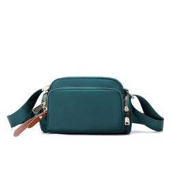 multi-pocket Lightweight cross-body bag Fashionable ladies single shoulder small square waterproof nylon bag