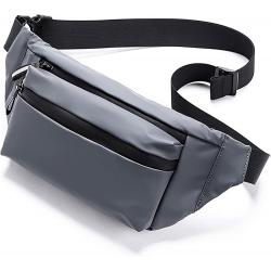 Wholesale Custom Streetwear Fanny Pack Bum Bag Waterproof Waist Belt Bag For Running Travel Hiking