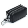 Hot selling women leather keychain wallet coin purse rfid women's leather wallet zipper coin purse