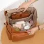 2024 Multi-functional Baby Diaper Backpack For Mother Bag Set With Hook Straps