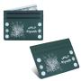 Custom Designer Gift Sublimation Business Name Rfid Wallet Card Holder Leather Mini Business Card Holder Short Money Purses