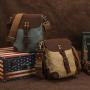 XL100 Customised Imported Vintage Men's Shoulder Bag Daily Life Retro  Large Capacity Handbag Wear-resistant  Messenger Bag