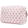 Gelory Custom Polka Dot Print Polyester Cosmetic Organizer Pouch Waterproof Travel Toiletry Make Up Bag