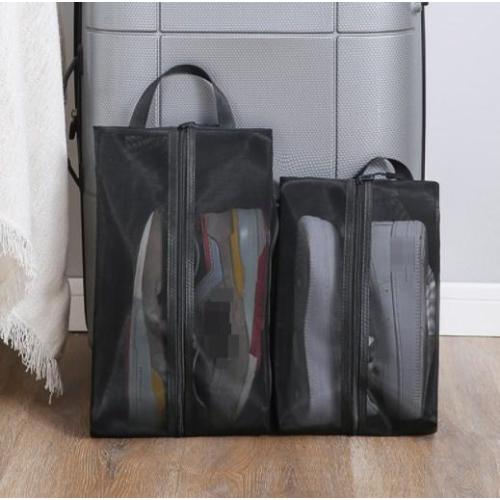 ZWY285 Wholesale Outdoor Breathable Mesh Beach Bag Polyester Foldable Portable Shoe Bag Hot Sale Customized Family Organizer