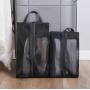 ZWY285 Wholesale Outdoor Breathable Mesh Beach Bag Polyester Foldable Portable Shoe Bag Hot Sale Customized Family Organizer