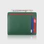 Wholesale genuine leather credit card holder smart wallet holder rfid men's mini card holder