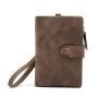 Frosted Wallet for Women Short Female Purse Soft PU Leather Korean Cute Tri-fold Card Holder Ladies Small Standard Wallets Bag