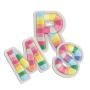 Candy Color Shoulder Strap Adjust  Waist Clear Bag Transparent  PVC Cross body Sling Bag Clear Fanny Kids Pouches
