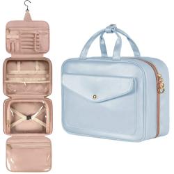 Private Label Cosmetic Bags Organization Travel Multiple Waterproof Toiletry Handbag Layers Quilted Portable Beauty Storage Bags