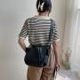 Women's bag new large capacity fashion casual messenger bag simple solid color shoulder bag